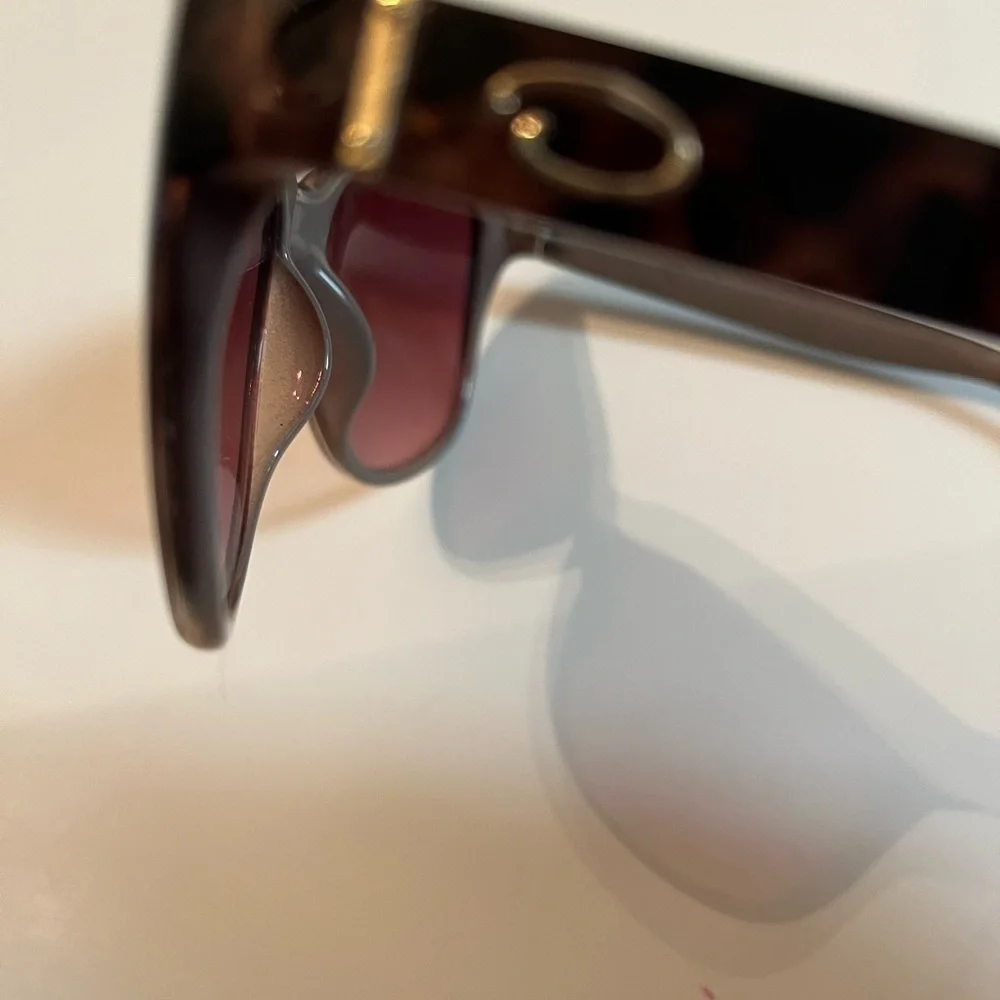 OSCAR DE LA RENTA Eyeglasses Sunglasses Leopard Print Frame Shades Frame Only